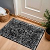 World Rug Gallery Black Ivory Vintage Medallion Indoor Area Rug - 2 of 4
