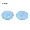 Unique Bargains Resin DIY Craft Flat 4-Hole Sewing Buttons 100 Pcs - 3 of 4