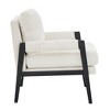 Vynxaria Kelly Mid-Century Modern Chenille Upholstered Accent Armchair - 2 of 3
