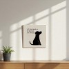 Slickblue 7x7 Dog Quote Wood Sign – Lab Testing Food Humor for Pet Owners' Kitchen or Home, Color Options - 2 of 3