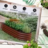 Gulches 6.5' x 2' x 1.4' Brown Galvanized Raised Garden Bed Kit with Safety Edging - 4 of 4