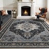 Abynow Medallion Faded Persian Indoor Area Rug - 2 of 4