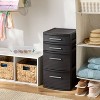 4 Drawer Medium Tower Black 1pc - Brightroom™ - 2 of 3