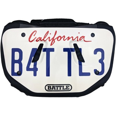 Battle Sports Adult License Plate Protective Football Back Plate -  California