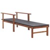 vidaXL Sunlounger Grey, Dark Grey - 4 of 4