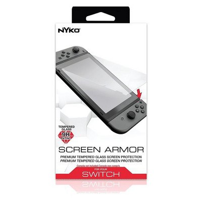 Nyko Screen Armor w/ Tempered Glass Screen Protector for Nintendo Switch