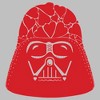 Women's Star Wars Valentine's Day Darth Vader Heart Helmet T-Shirt - 2 of 4