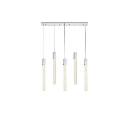 Elegant Lighting Weston 5 - Light Pendant in  Chrome