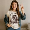 Gentle Parenting Dropout Raccoon T-Shirt, Tired Parent Humor Retro White and Natural Mom Tee| OrnamentallyYou - 4 of 4