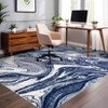 Modern Abstract Area Rug – Washable Stain-Resistant Carpet, Non-Slip & Non-Shedding for Living Room, Bedroom, Office - 4 of 4