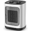 ZAFRO Space Heater Indoor Use Electric Ceramic Space Heater, Portable Heaters Fan for Bedroom with Adjustable Thermostat ,1500W(White) - 4 of 4