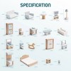 ROBOTIME Dollhouses, Pretend Play Set Dollhouse with Accessories, Wooden Toy for Kids, Multicolored, 6.8"*5.2"*1.1" - 4 of 4