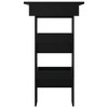 vidaXL Wall Bar Table Black 40.2"x17.7"x40.7" Engineered Wood - 4 of 4