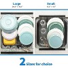 BRINJOY Roll Up Dish Drying Mat Over The Sink, 20.5"" x 16.1"" Foldable Multipurpose Sink Dish Drying Rack - 4 of 4