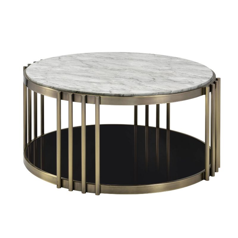 Solstice Glam Coffee Table Antique Brass - HOMES: Inside + Out, 1 of 8
