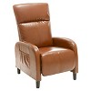 Stratton Recliner Tan - Christopher Knight Home: Upholstered, Bonded Leather, Comfortable Seating - 2 of 4