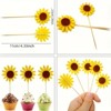 O'Creme Yellow Daisy Cake Toppers, Pack of 3 - 2 of 2