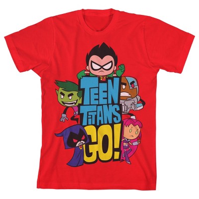 Teen Titans Go! Team Graphic V-Neck T-Shirt