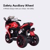 YOOCOZZ 12V Kids Electric Motorcycle - Ride-On Toy with Three Lighting Wheels, Rechargeable 3-Wheel Battery Motor Bikes - 2 of 4