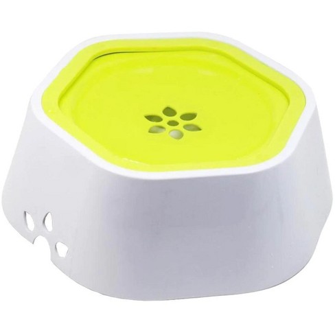 Anypet No-spill Dog Water Bowl, Anti-splash Pet Slow Drinking Water Feeder,  Spill Proof Travel Bowls For Large Medium Small Dogs And Cats, White :  Target