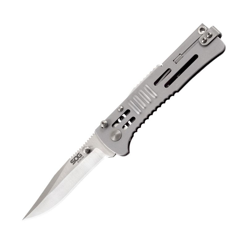 SOG SlimJim Folding Pocket Knife with Reversible Carry Clip, 6 of 12