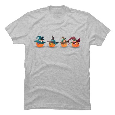Men's Design By Humans Halloween pumpkins By rabbitswork T-Shirt