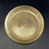Slickblue Handcrafted 7.75" Glass Salad Plate with Beaded Pattern in Multiple Color & Set Options - 4 of 4
