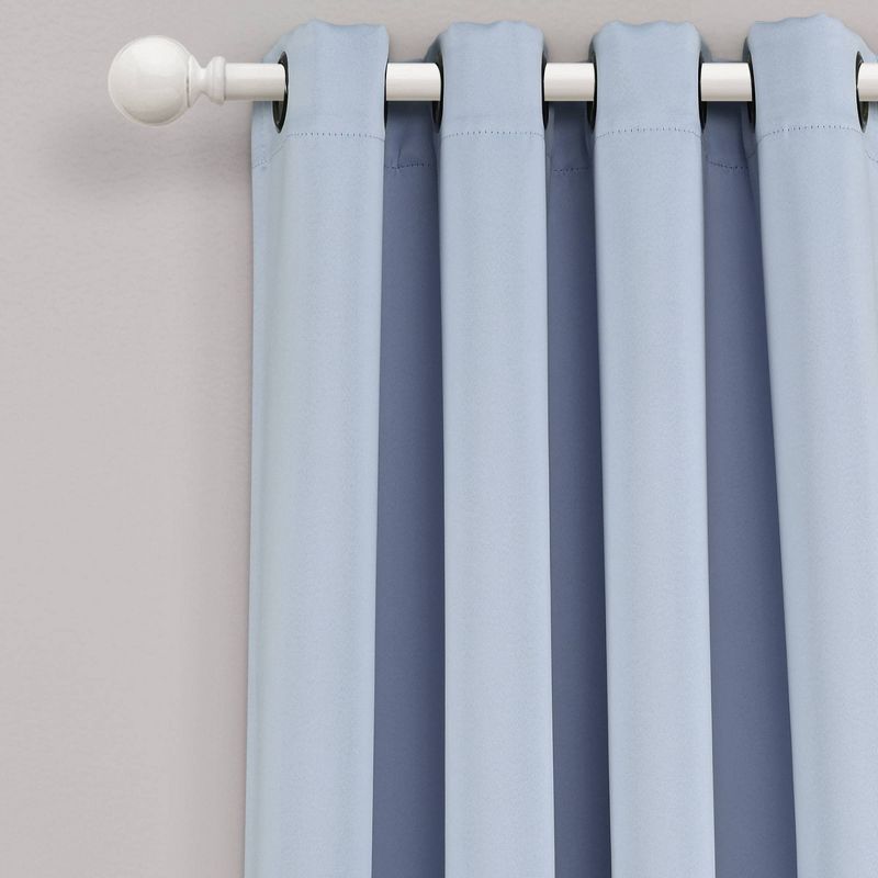 Set of 2 Insulated Grommet Top Blackout Curtain Panels - Lush Décor, 3 of 17