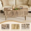 PAKASEPT Fluted Lift Top Coffee Table with Storage, Hidden Storage Compartment, for Living Room - 3 of 4