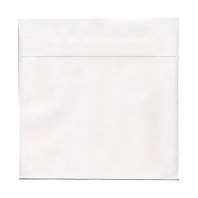 JAM Paper 10 x 10 Large Square Invitation Envelopes White 3992319