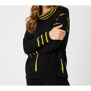 Women's Cowl Neck Oversized Sweater - Angel Apparel - 1 of 3