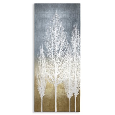 Stupell Industries Tall Tree Silhouettes Abstraction, 13" x 30"