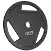 Sapphtopaz Olympic Cast Iron Flat Weight Plates for Barbell, 2-Inch Barbell Plates for Weightlifting and Strength Training in Home & Gym - 3 of 4