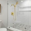 Cobbe Single Handle Wall Mount 10 Settings ABS Shower Hand Shower with 59-Inch Stainless Steel Shower Hose and Valve Brushed Gold - 3 of 4