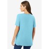 Woman Within Plus Size Perfect Short-Sleeve Crewneck Tee - 3 of 4