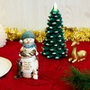 Pavilion Gift Company - Snuggly & Bright - 5" Snowman With Otters and Bunny - Decorative Objects - 3 of 4