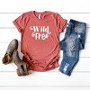 Simply Sage Market Women's Wild and Free Words Short Sleeve Graphic Tee - 3 of 4