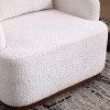 CAVINAS 360°Swivel Accent Chair Luxury Chenille Armchair,Upholstered Lounge Chair for Living Room,Club&Office,Comfy Accent Armchair - 3 of 4