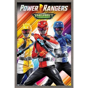 Trends International Power Rangers: Beast Morphers - Group Framed Wall Poster Prints - 1 of 4