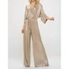 Women's Duster Sleeve Wide Leg Jumpsuit - reneec. - 3 of 4