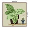 Amanti Art Large Leafy Plant by Little Dean Canvas Wall Art Print Framed - 3 of 4