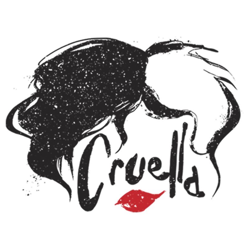 Men's Cruella Red Lips Logo Tank Top, 2 of 6