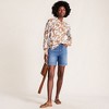 Lands' End Women's Voile Shirred Trim Insert Shirt - 4 of 4