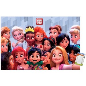 Trends International Disney Wreck It Ralph: Ralph Breaks The Internet - Princess Unframed Wall Poster Prints - 1 of 4