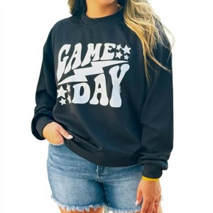 Women's Game Day Athletic Crewneck Sweatshirt - Southern Grace - 1 of 1