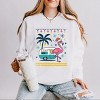 Ugly Sweater Flamingo - Women's Lightweight Garment Dyed Sweatshirt - 2 of 3