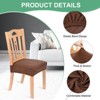 Unique Bargains Polyester Spandex Waterproof Durable Dining Chair Slipcovers - 2 of 4