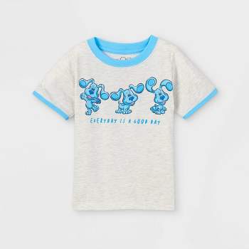Toddler Boys' Blue's Clues Short Sleeve Graphic T-Shirt - Gray 4T