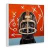 Stupell Industries Dog in Football Helmet Sports Plays, 12" x 12" - 3 of 4