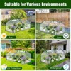 Mini Greenhouse for Outdoor,Portable Greenhouse  Outdoor Garden w/ Roll-up Zipper Door,Waterproof & UV Protected Green House for Garden Patio Backyard - 4 of 4